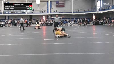 197 lbs Consi Of 16 #2 - John Dusza, Long Island vs Quinn Funk, Binghamton University