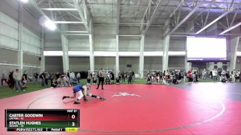 132 lbs Champ. Round 3 - Statlen Hughes, Beaver vs Carter Goodwin, Layton