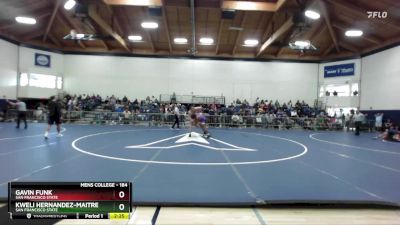 184 lbs Cons. Round 2 - Kweli Hernandez-Maitre, San Francisco State vs Gavin Funk, San Francisco State