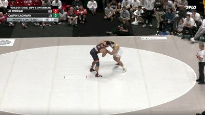 285 lbs Round 1 (16 Team) - Calvin Lachman, Lehigh vs AJ Ferrari, Nebraska