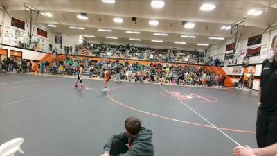 78-79 lbs Round 1 - Cormick Thacker, Greybull MS vs Derrick Sessions, Powell Middle School