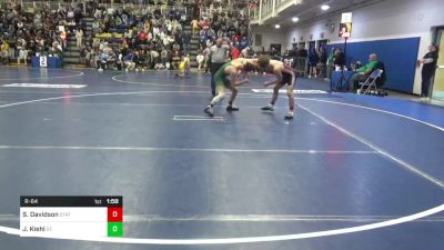 139 lbs R-64 - Sam Davidson, State College vs Jacob Kiehl, St. Edward-OH