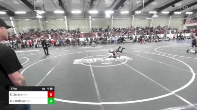 57 lbs Rr Rnd 5 - Emmitt Zelaya, Sierra Grande Panthers vs Kaius Cordova, Stout Wr Acd