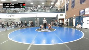 Round 1 - Gabriel Gomez, Cougar Wrestling Club vs William Miller, Kimberly Bulldog Wrestling Club
