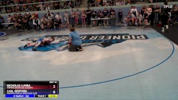 84 lbs Semifinal - Nicholas Lumba, Pioneer Grappling Academy vs Cael Gesford, Chugach Eagles Wrestling Club