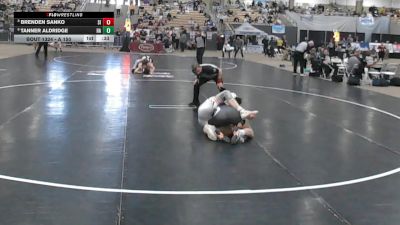 A 150 lbs Cons. Round 3 - Tanner Aldridge, Harpeth High School vs Brenden Sanko, Signal Mountain High School