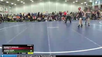 130 lbs Round 2 (6 Team) - Barrett Morgan, Iowa Gold vs Ayden Hood, Tennessee White