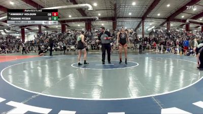 130 lbs Cons. Semi - Kimberly Holguin, Chaparral vs Tommie Fitzer, Churchill County