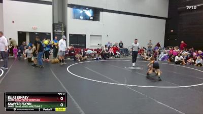 46 lbs Round 5 - Sawyer Flynn, James Island Youth Wrestling C vs Elias Kimrey, White Knoll Youth Wrestling