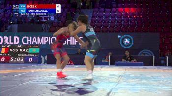 65 kg 1/8 Final - Kriszta Incze, Romania vs Aina Temirtassova, Kazakhstan