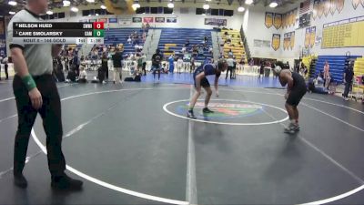 144 Gold 1st Place Match - Cane Smolarsky, Camden vs Nelson Hued, Southwest Miami