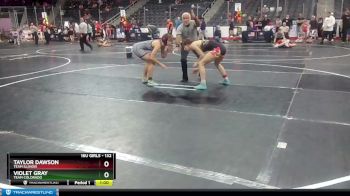 132 lbs Cons. Round 2 - Violet Gray, Team Colorado vs Taylor Dawson, Team Illinois