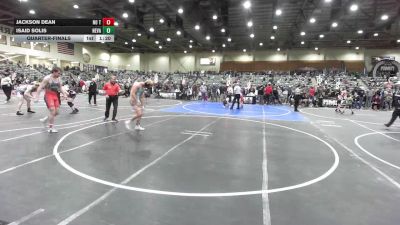 157 lbs Quarterfinal - Jackson Dean, No Team vs Isaid Solis, Nevada Elite