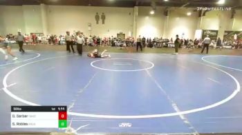 98 lbs Round Of 16 - Griffin Gerber, Oakdale vs Steven Robles, Roughriders