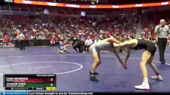 3A-113 lbs 5th Place Match - Connor Fiser, Bondurant-Farrar vs Zane Behrends, Waverly-Shell Rock