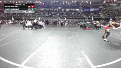 105 lbs Quarterfinal - Julius Felicano, Dragon Rtc vs Kurt Pellegrino, Shore Thing