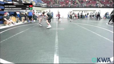 140 lbs Quarterfinal - Rico Guevara, Elgin Wrestling vs Zebulon Harrington, Choctaw Ironman