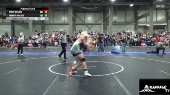 160 lbs Quarterfinal - Emmit Ohlde, Clearwater vs Jake Doles, Wellsville