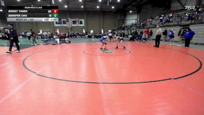 120 lbs Champ. Round 1 - Jersey Yanes, Deer Creek vs Jennifer Cho, Lewisville Flower Mound