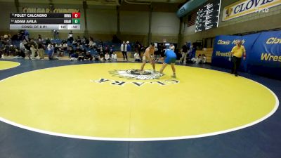 218 lbs Consi Of 8 #1 - Foley Calcagno, Immaculate Conception (IL) vs Adam Avila, Brawley