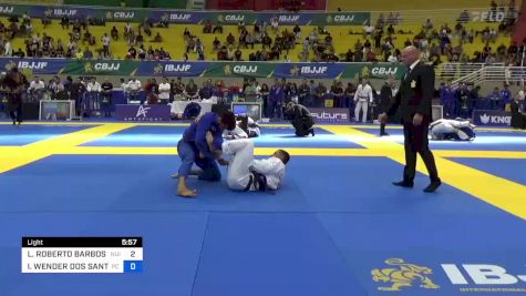 LUCAS ROBERTO BARBOSA NETO vs ISAC WENDER DOS SANTOS PEDRO 2023 Brasileiro Jiu-Jitsu IBJJF