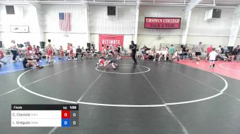 48 lbs Final - Clayton Ciociola, The Hunt Wrestling Club vs Lukas Gregula, South Hills Wrestling Academy