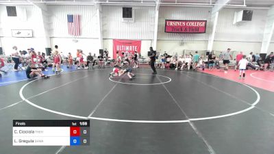 48 lbs Final - Clayton Ciociola, The Hunt Wrestling Club vs Lukas Gregula, South Hills Wrestling Academy