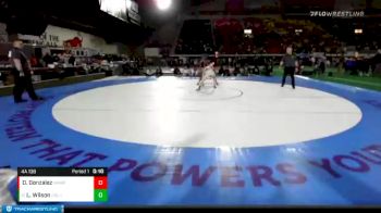 4A 138 lbs 3rd Place Match - Levi Wilson, Columbia vs Dominic Gonzalez, Nampa