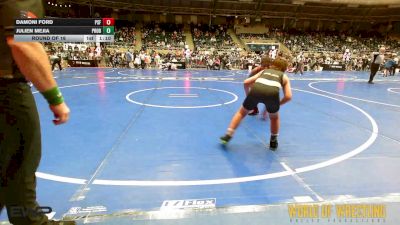 92 lbs Round Of 16 - Damoni Ford, PSF Wrestling Academy vs Julien Mejia, Prodigy Elite Wrestling
