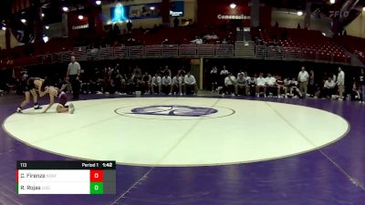 113 lbs Round 1 (8 Team) - Rob Rojas, Lincoln Southeast vs Chase Firenze, Norfolk