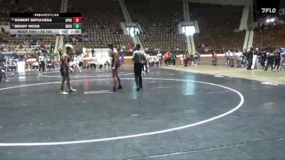 7A 150 lbs Champ. Round 1 - Robert Sepulveda, Opelika Hs vs Brady Hicks, Baker HS
