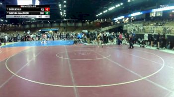 100 lbs Cons. Round 2 - Zoelie Bui, Parrish High School vs Sophia Walther, Oakleaf