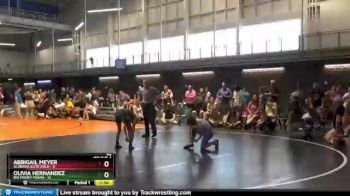 92 lbs Round 4 (10 Team) - ABBIGAIL MEYER, Alabama Elite Gold vs Olivia Hernandez, Big Money Movin