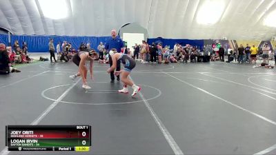 140 lbs Finals (2 Team) - Joey Oriti, Highland Hornets vs Logan Irvin, Dayton Bandits