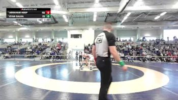197 lbs Semifinal - Ryan Galka, Ithaca vs Abraham Keep, Penn State Behrend