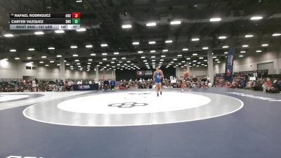 157 lbs Cons. Sub-rd Of 32 - Rafael Rodriguez, Arizona vs Carter Vazquez, Stallions Wrestling Club