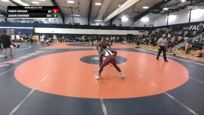 165 lbs Champ. Round 1 - Jason Downer, Brockport vs Taiwo Mogaji, Arcadia