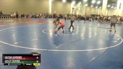 145 lbs Round 4 (8 Team) - Jalyiah Gardner, Team Iowa Crazy Coconuts vs Hayley Rusher, Nebraska Widow Makers