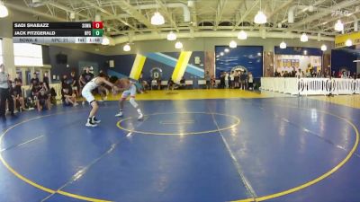 138 lbs Round 5 (8 Team) - Sadi Shabazz, SOWA vs Jack Fitzgerald, Naperville Central
