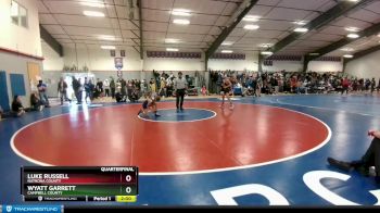 106 lbs Quarterfinal - Wyatt Garrett, Campbell County vs Luke Russell, Natrona County