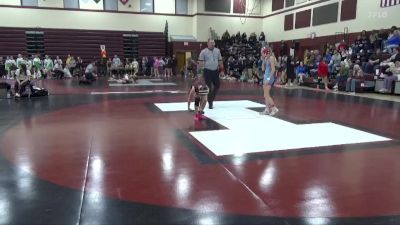 100 lbs Round 3 - Lyla Stiefel, East Buchanan vs Aylla Karahodzic, Waterloo West