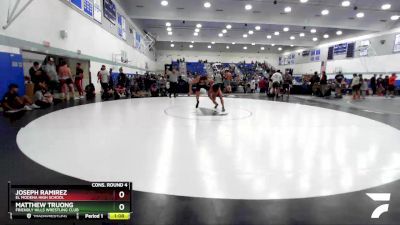 132 lbs Cons. Round 4 - Joseph Ramirez, El Modena High School vs Matthew Truong, Friendly Hills Wrestling Club