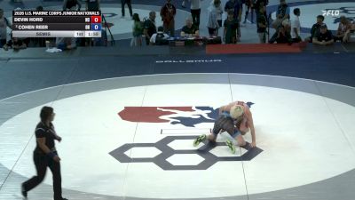 120 lbs Semis - Devin Hord, North Carolina vs Cohen Reer, Ohio