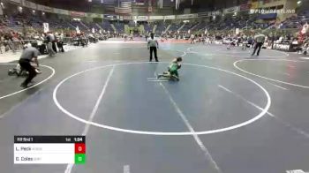 70 lbs Rr Rnd 1 - Lincoln Peck, Woodland Park Jr. WC vs Grady Coles, Gorilla WC