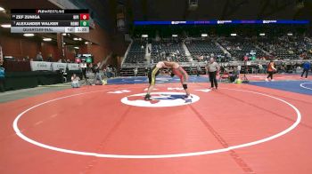 2A-285 lbs Quarterfinal - Alexander Walker, Rocky Mountain vs Zef Zuniga, Big Piney
