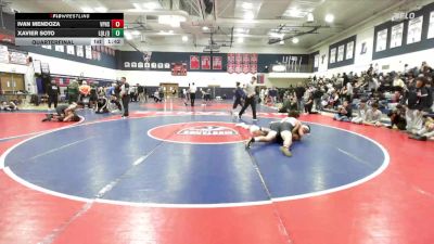 287 lbs Quarterfinal - Xavier Soto, La Quinta L (La Quinta) vs Ivan Mendoza, Villa Park High School