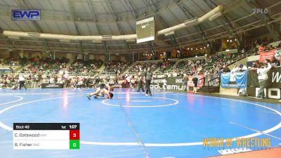 100 lbs Round Of 16 - Cooper Gatewood, Mt. Home Flyers vs Benjamin Fisher, Salina Wrestling Club