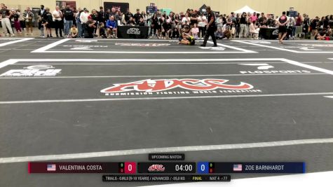 Valentina Costa vs Zoe Barnhardt 2025 ADCC Orlando Open/Youth Trials