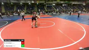 195 lbs Semifinal - Mason Christian, Team Montana vs Charlie Desmarais, Team Montana