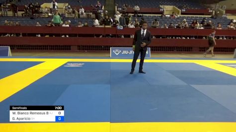 Winter Bianco Remeeus Breget vs Gerardo Aparicio 2024 Pan IBJJF Jiu-Jitsu No-Gi Championship